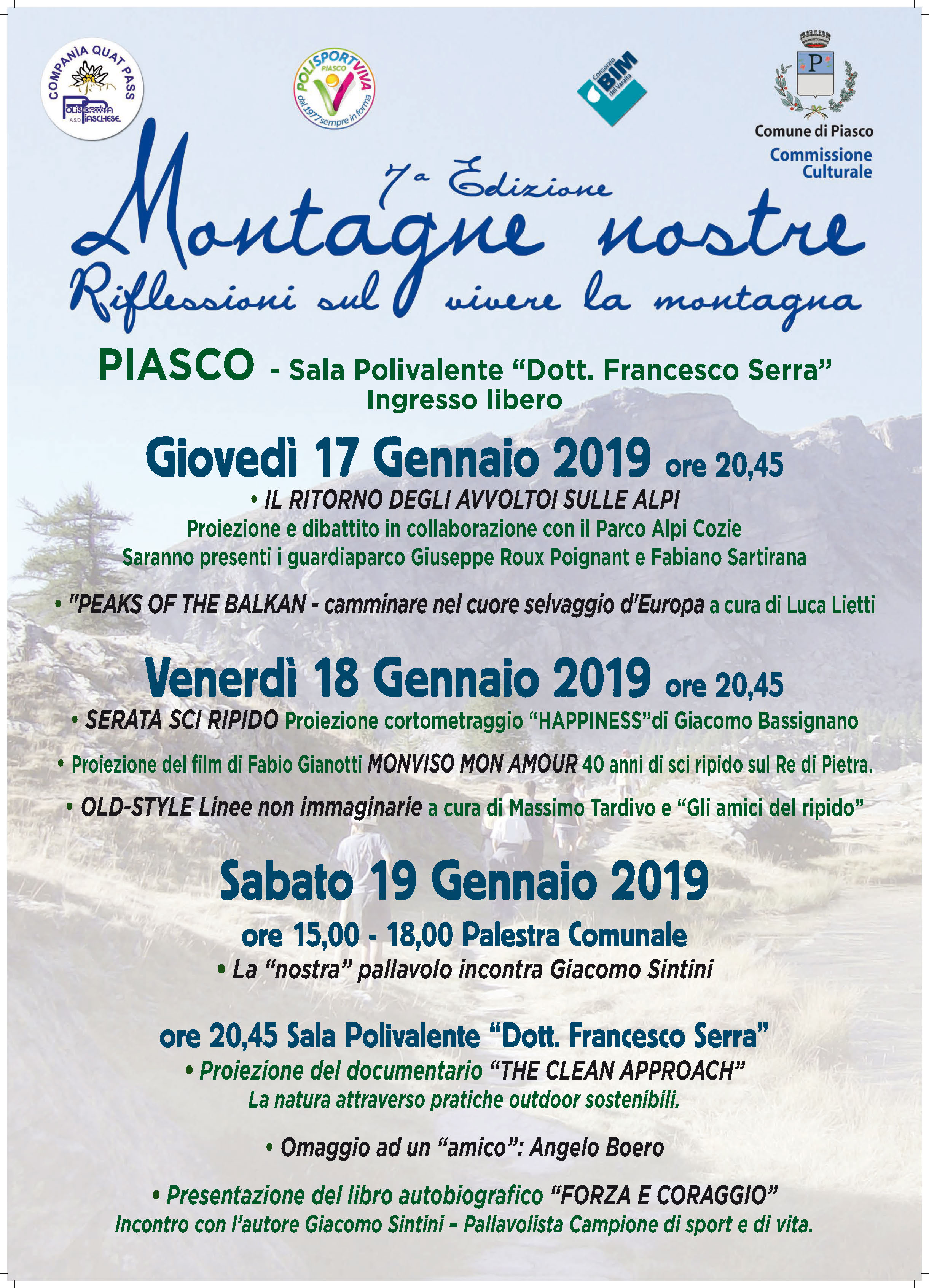 Locandina Montagne Nostre 2019 Locandina Montagne Nostre 2019