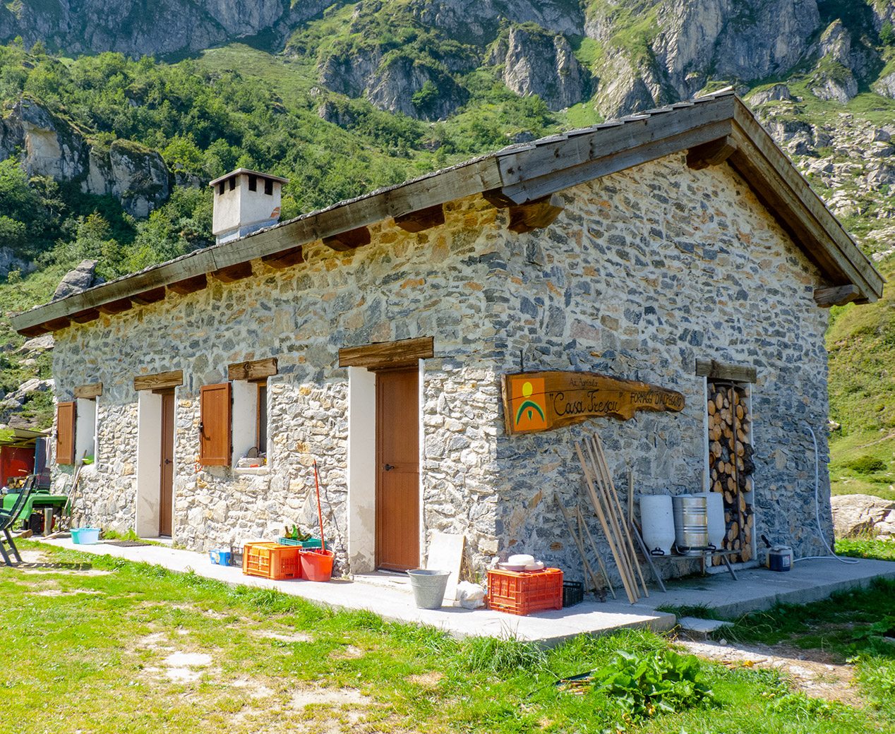 La baita d’alpeggio alle Scalette La baita d’alpeggio alle Scalette
