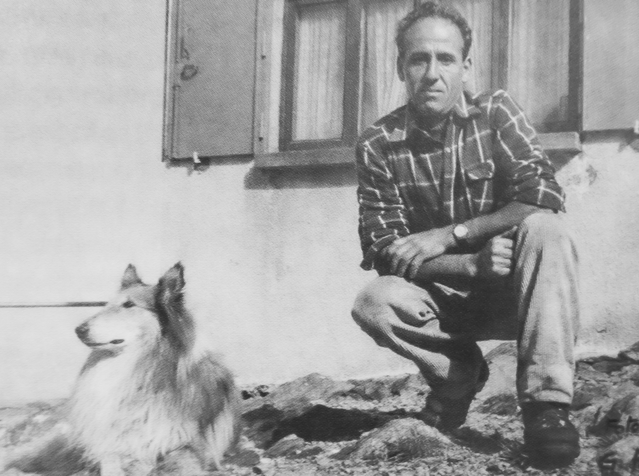 Al Remondino con il fedele Mirko (foto Giorgio Ferrero). Al Remondino con il fedele Mirko (foto Giorgio Ferrero).